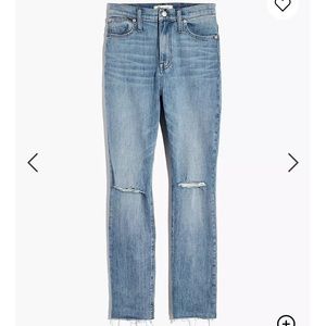 Madewell The High-Rise Slim Crop Boyjean size 30